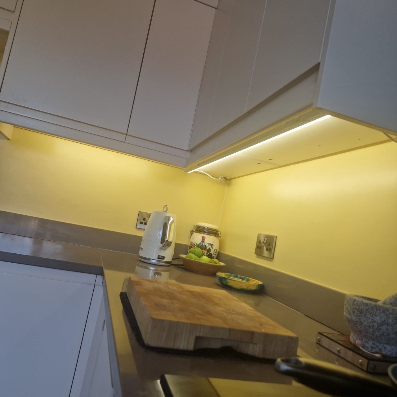 Outdoor lighting upgrade on a small electrical job